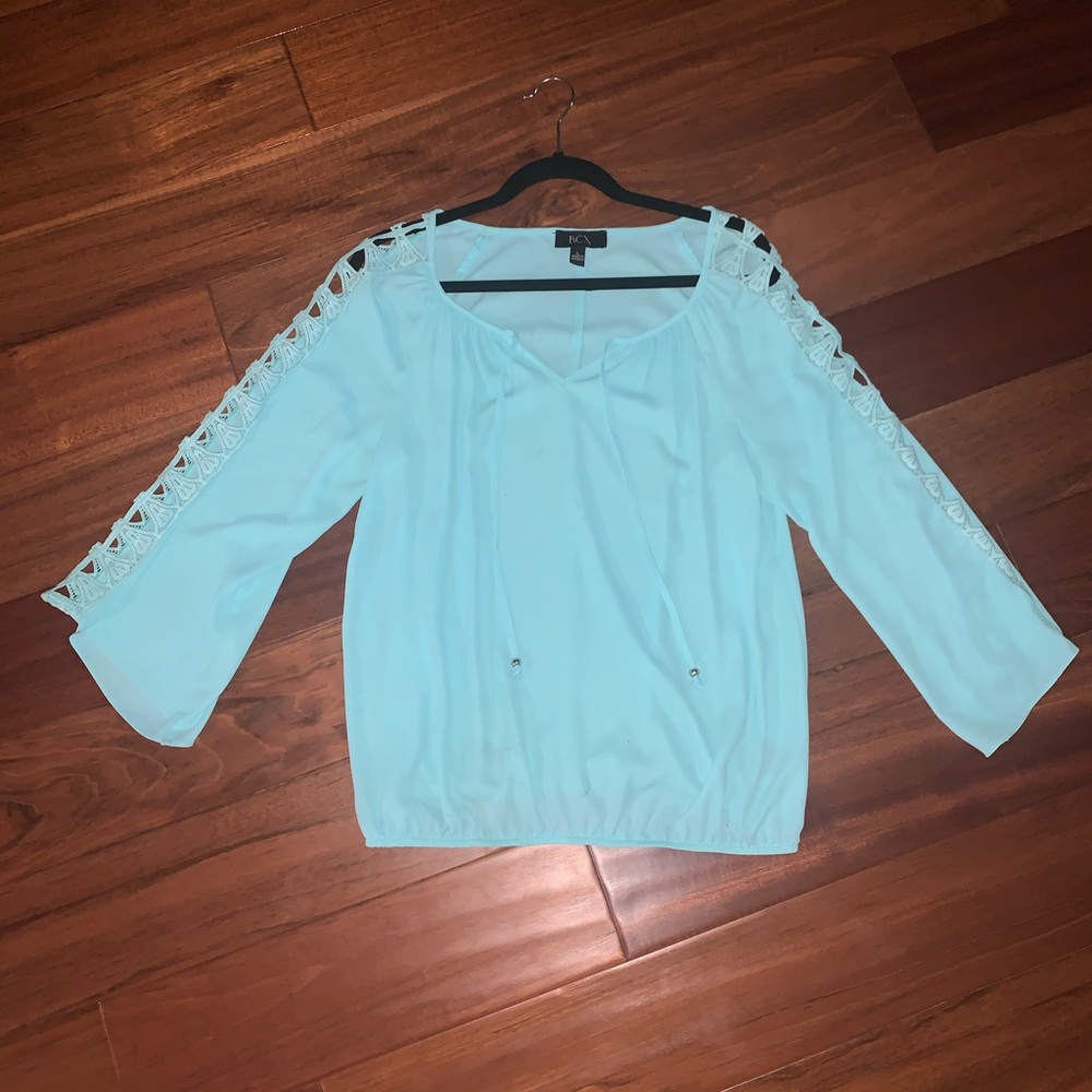 Blue Long Sleeved Blouse!